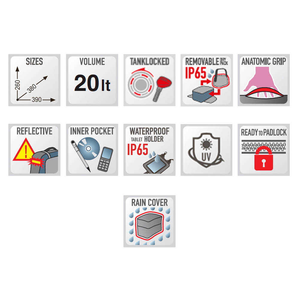 Givi TanklockED Tank Bag 20L (UT809) Limited Time Deals