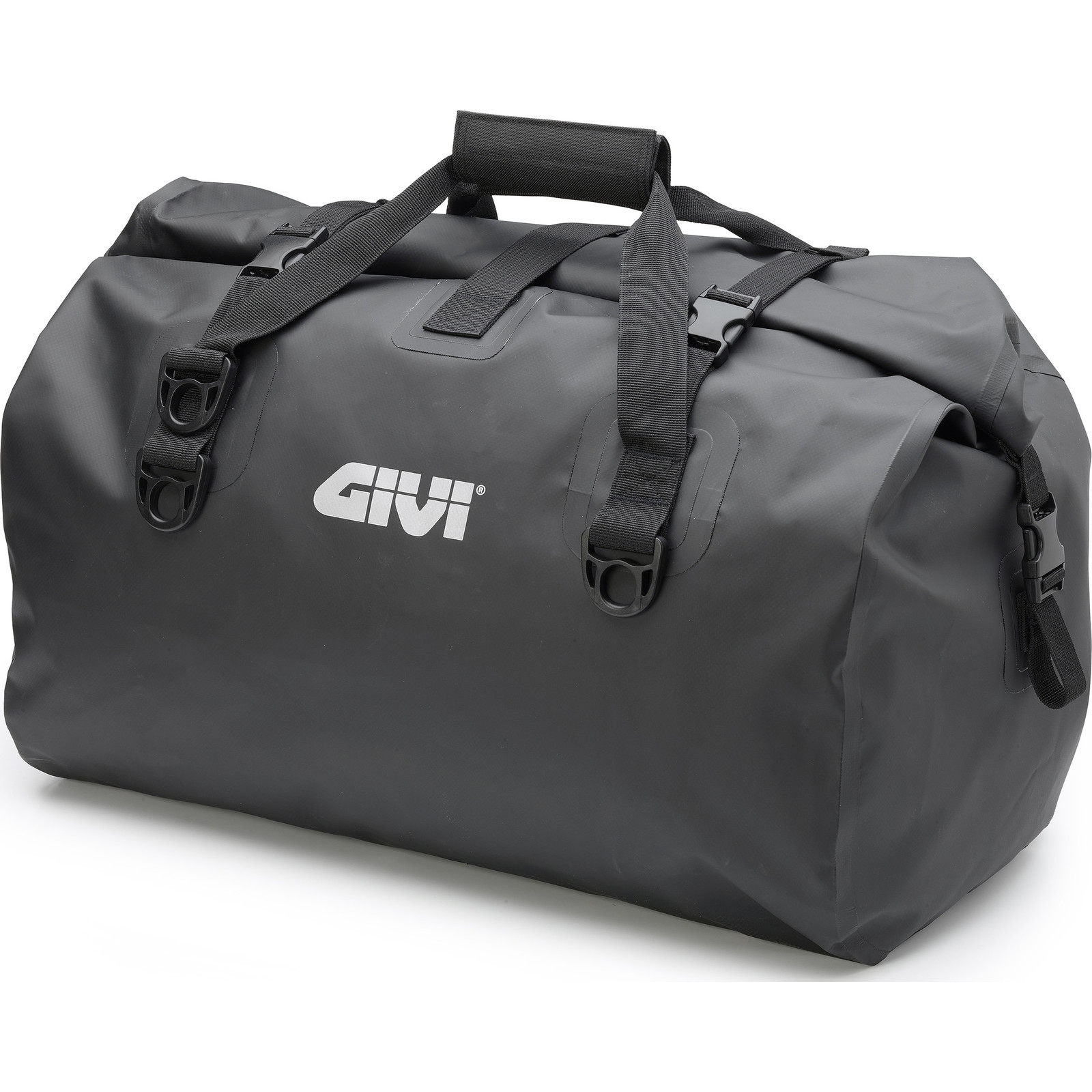 Givi Ea119bk Waterproof Seat Bag 60l Black Roll Top Motorbike Tail Sentinel Ea119bk Givi Waterproof Seat Bag 60l Black