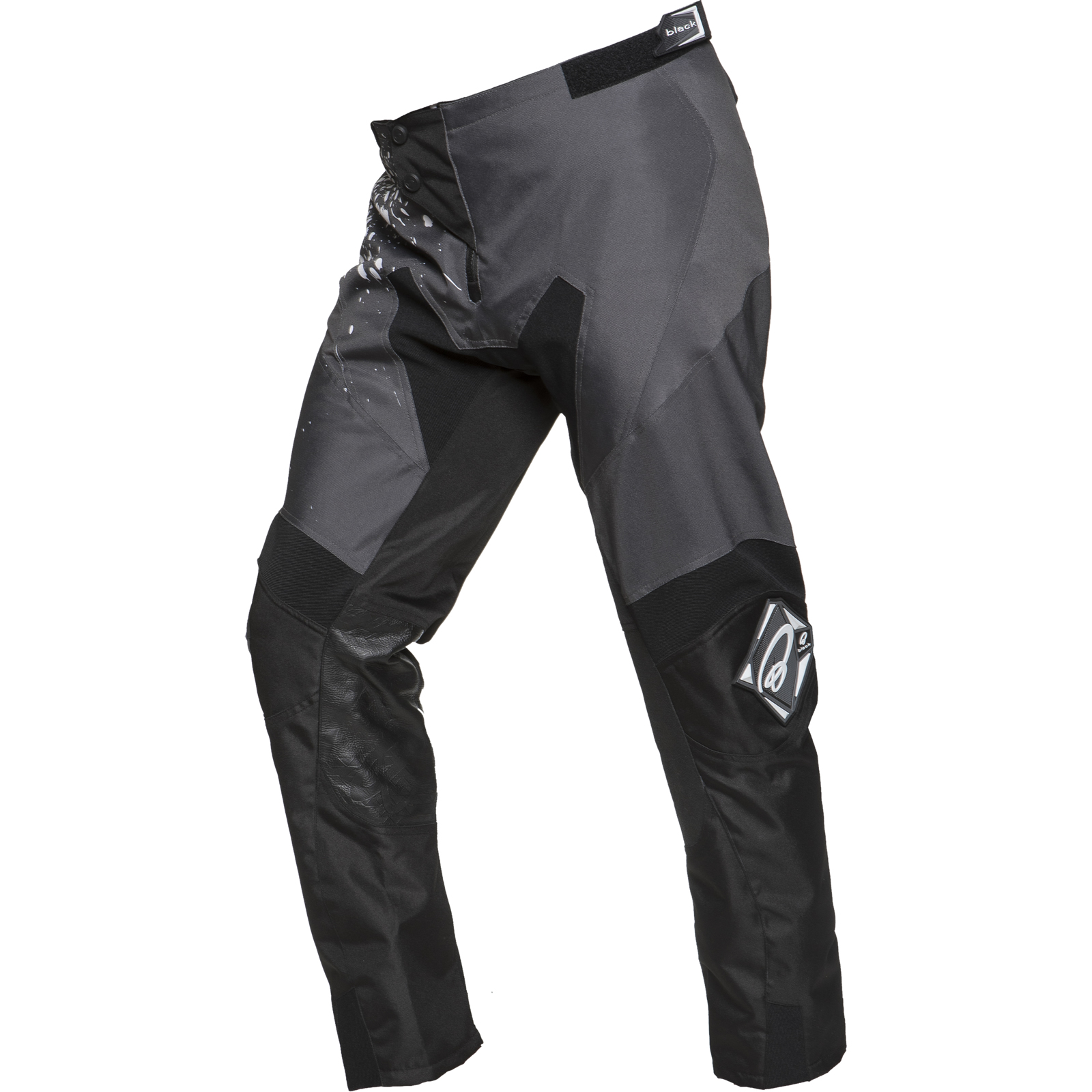 Black MX Splat Motocross Pants