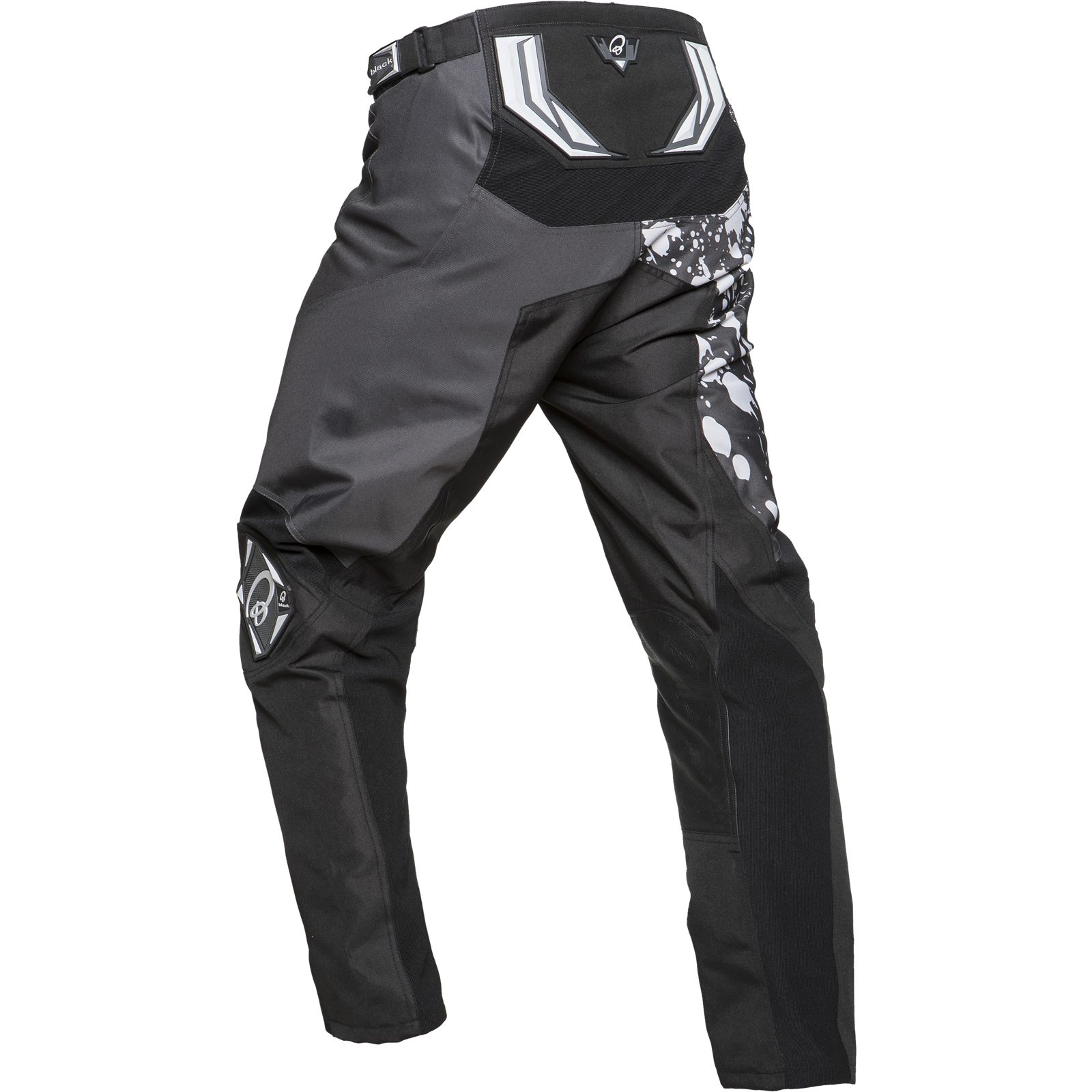 Black MX Splat Motocross Pants