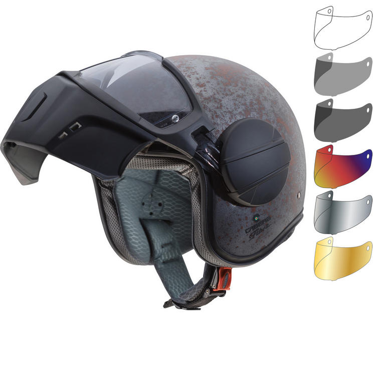 Caberg Ghost Rusty Open Face Motorcycle Helmet & Visor Open Face