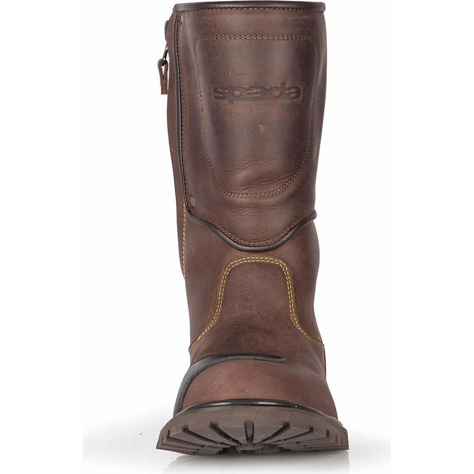 vintage foundry tiger leather boot