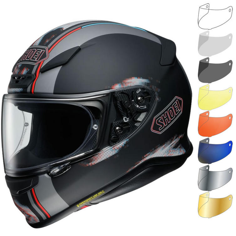 Shoei NXR Tale Motorcycle Helmet & Visor Full Face Helmets