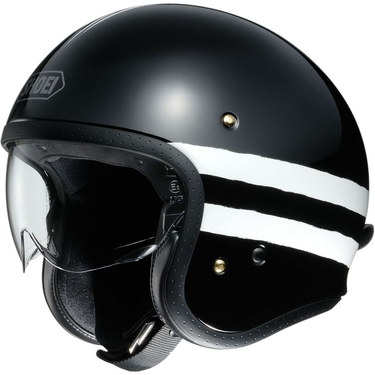 Shoei J.O Sequel Open Face Motorcycle Helmet & Visor - Open Face