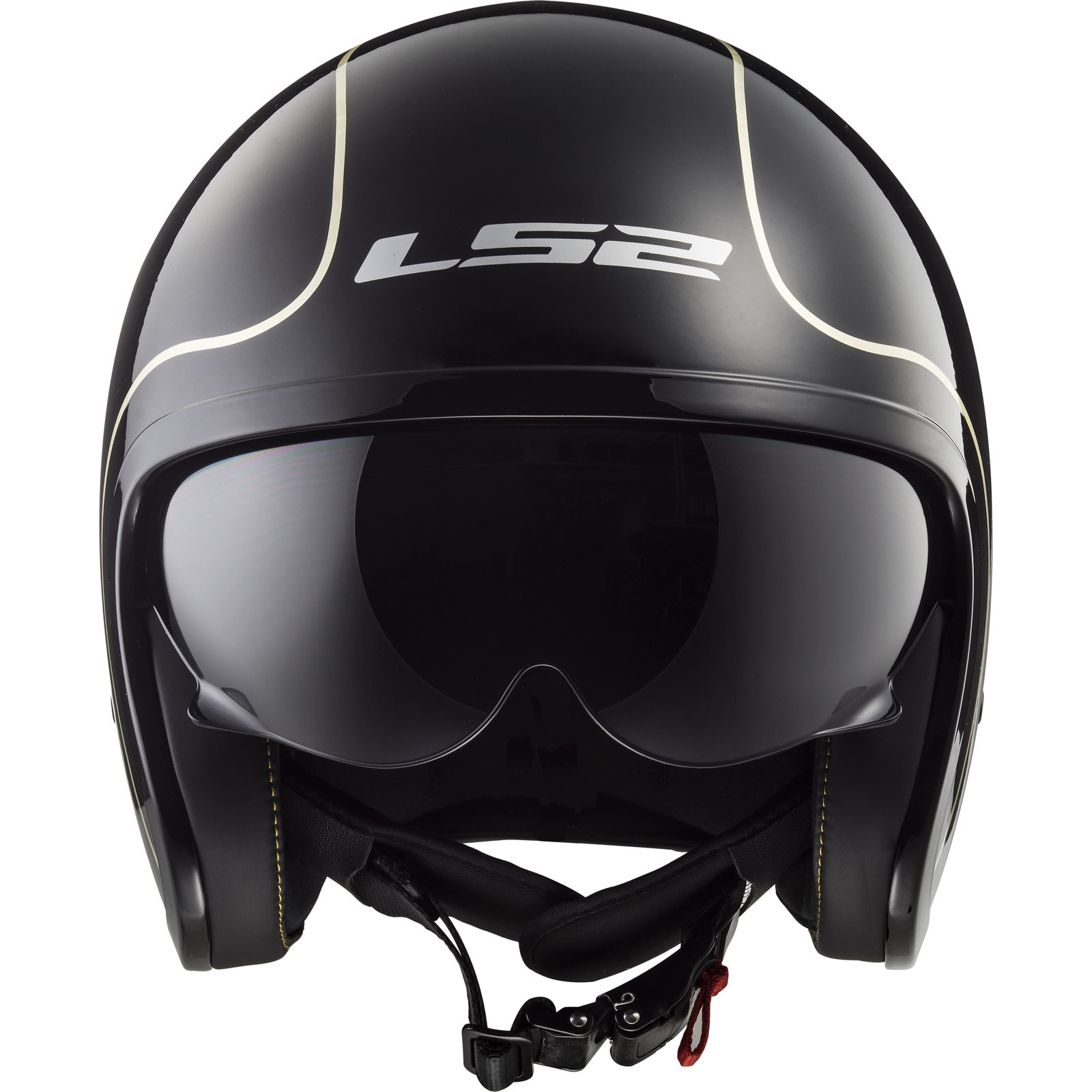LS2 OF599 Spitfire Flier Open Face Motorcycle Helmet Crash Bike Urban