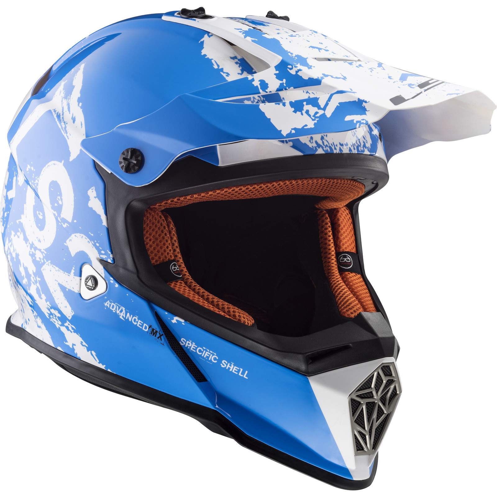 LS2 MX437 Fast Spot Motocross Helmet Quad ATV Bike Crash Enduro