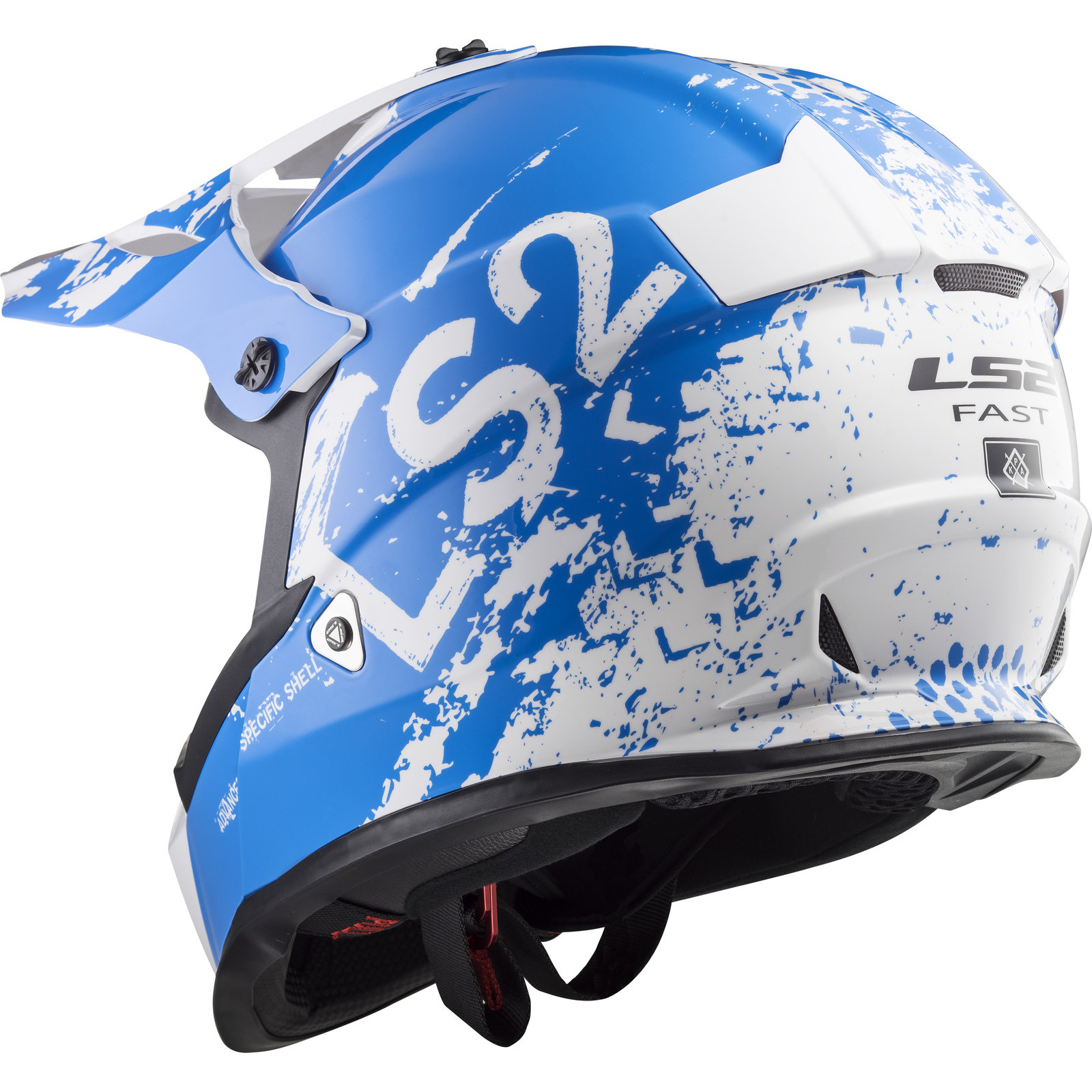LS2 MX437 Fast Spot Motocross Helmet Quad ATV Bike Crash Enduro