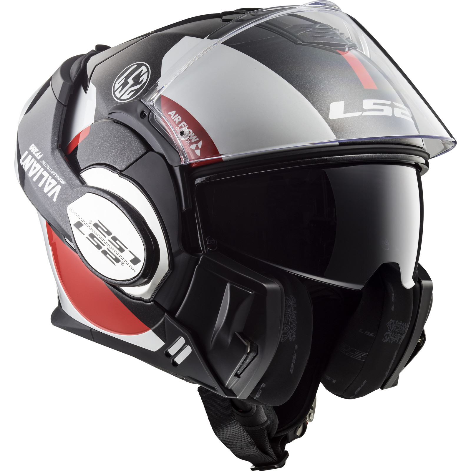 LS2 FF399 Valiant Avant Motorcycle Helmet & Visor - Flip Front Helmets ...