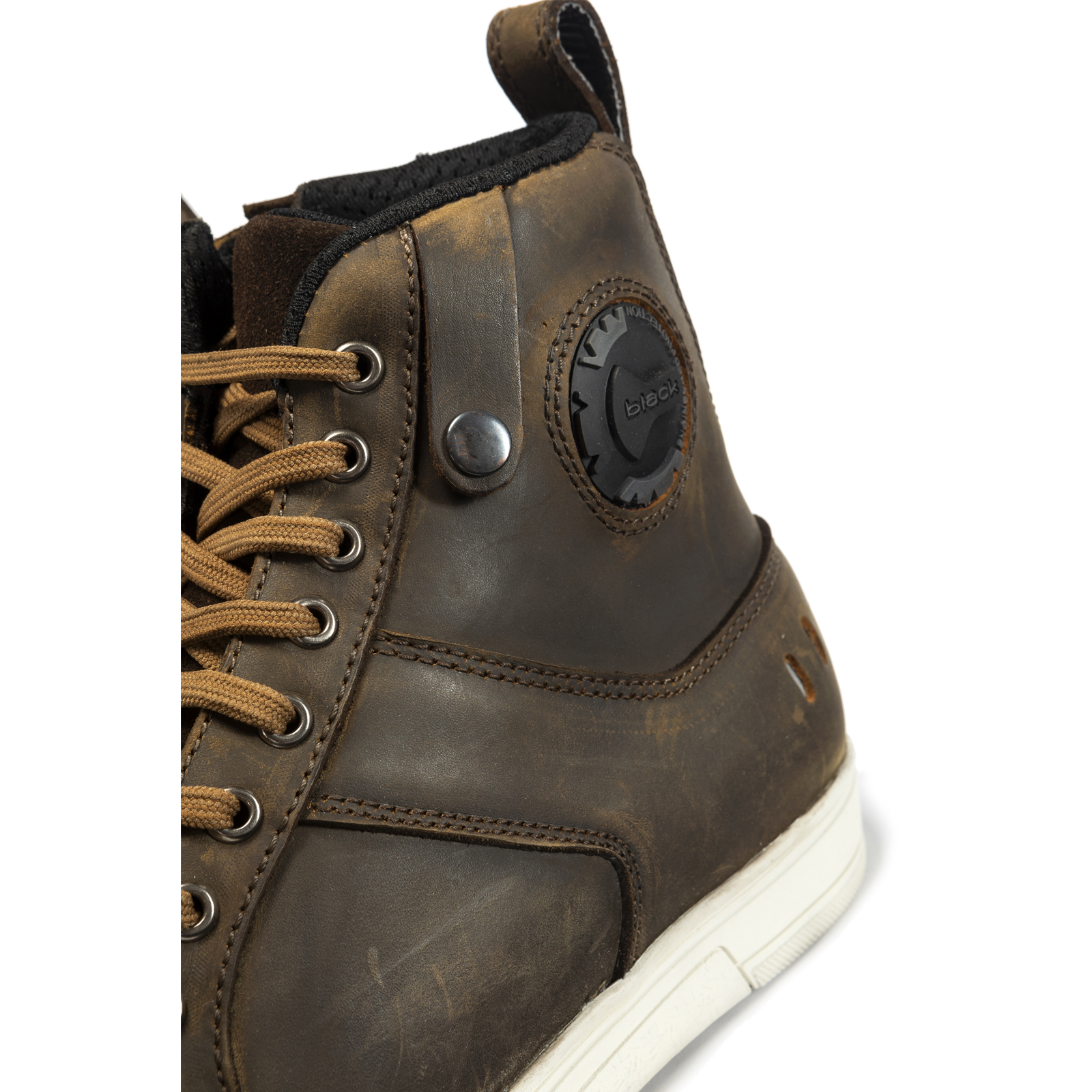 black ankle motorcycle boots