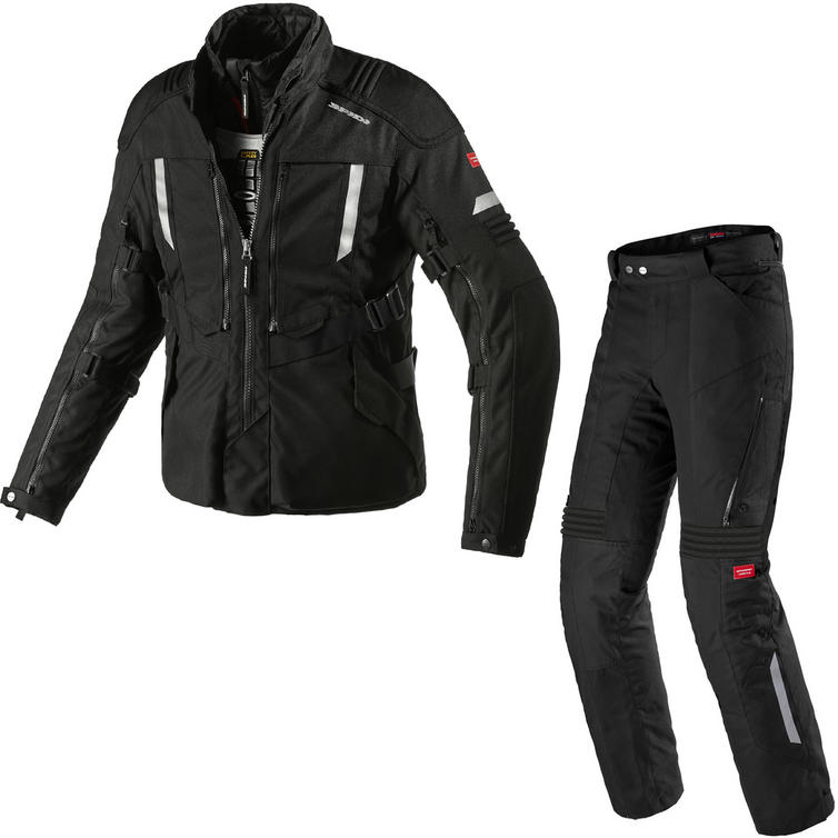 Spidi Modular H2OUT Motorcycle Jacket & Trousers Black Kit