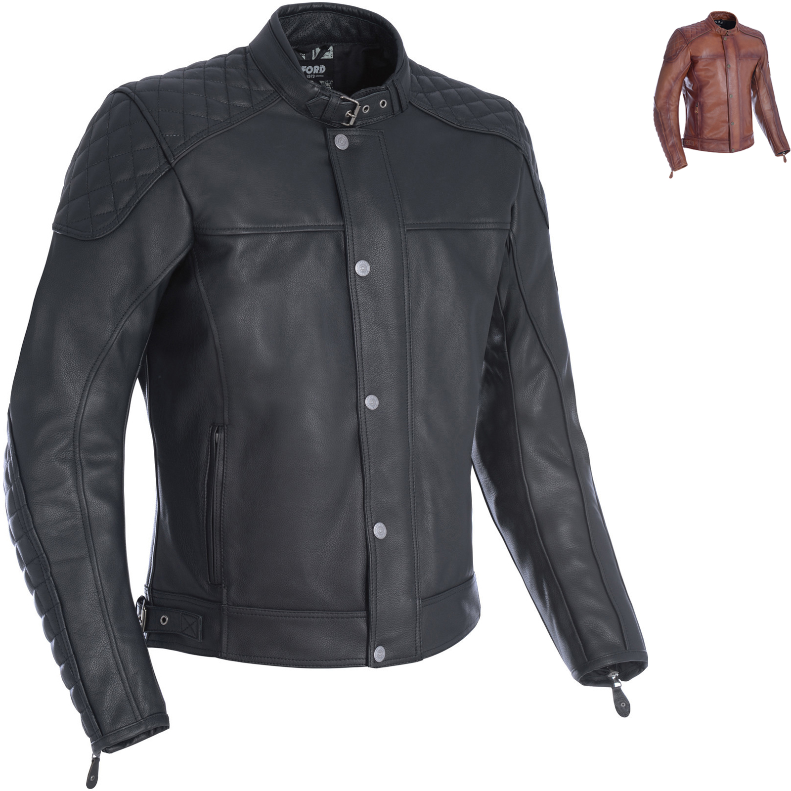 Oxford Hampton Leather Motorcycle Jacket Leather Jackets