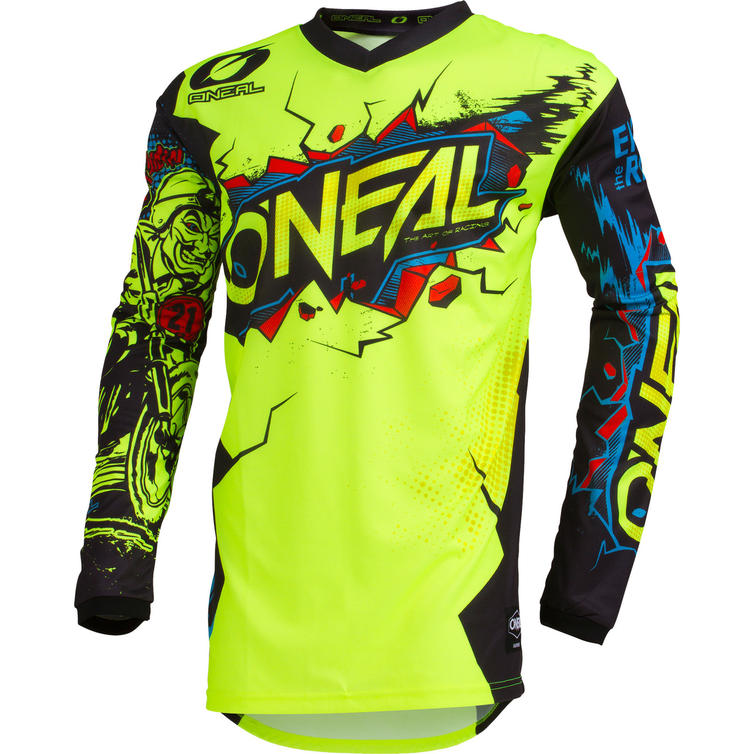 Oneal Element 2020 Villain Youth Motocross Jersey Junior Clothing