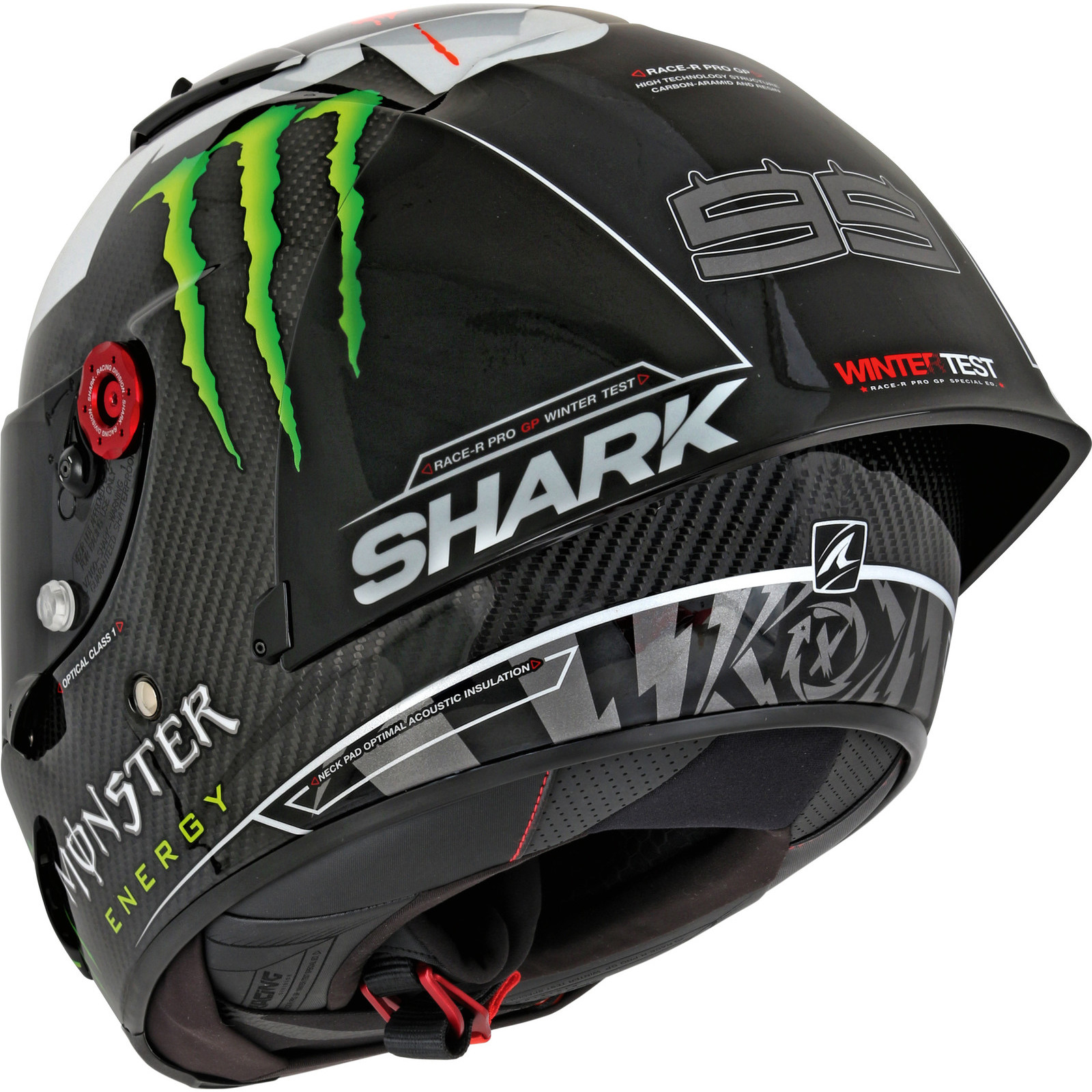 Shark RaceR Pro GP Winter Test Lorenzo Limited Edition Motorcycle