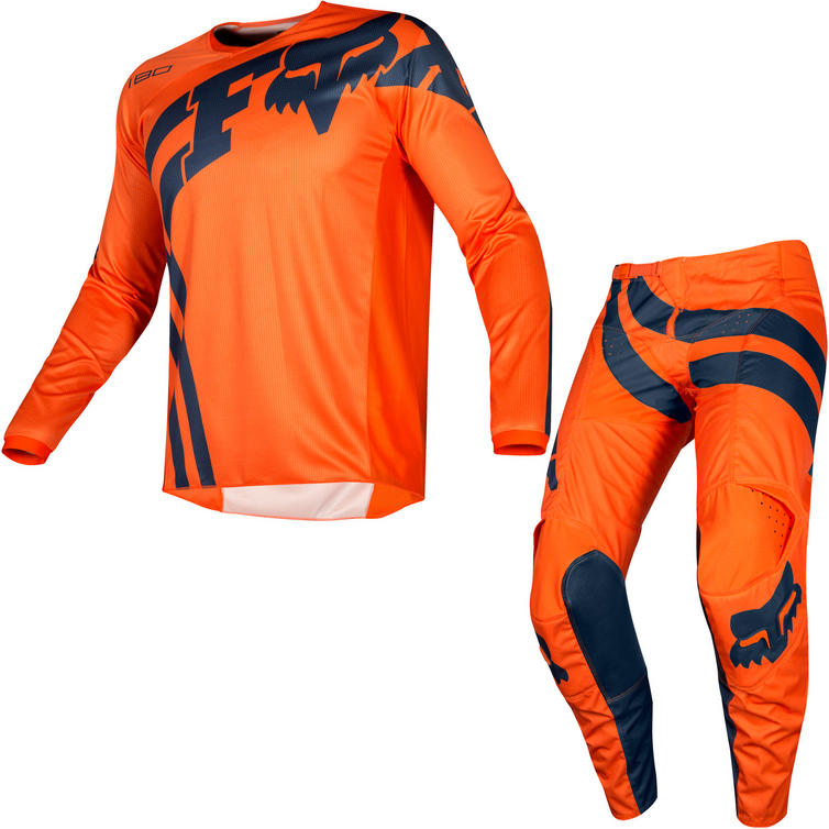 Fox Racing 2019 180 Cota Motocross Jersey & Pants Orange Kit