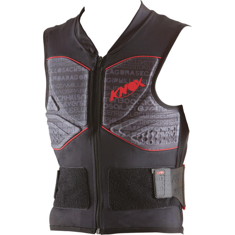 Knox Track Vest Gilet Back Protector Jacket Back Protectors