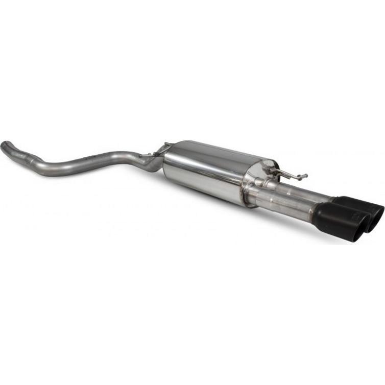 Scorpion Car Exhaust GPF-Back System (Non-Resonated) (Non-Valved) Daytona Black - Ford Fiesta ST MK8 - 2018 - 2020