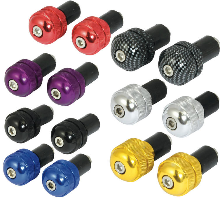 Bike It Round Motorcycle Bar Ends 18mm Bike It