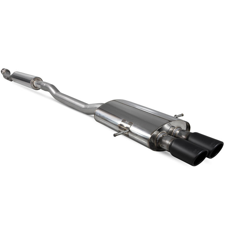 Scorpion Car Exhaust Cat-Back System (Resonated) BLK Monaco - Mini Cooper S R56 R57 R58 R59 2007 - 2014