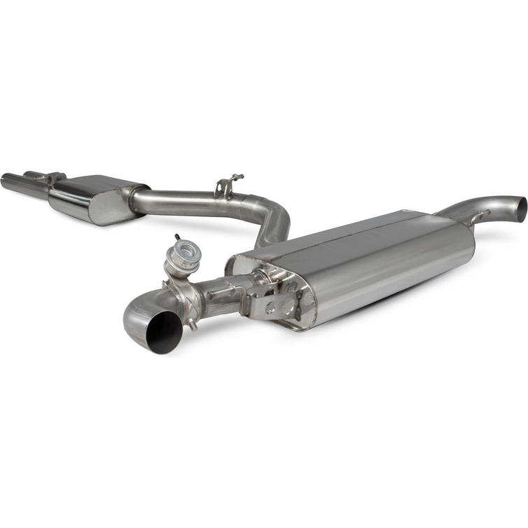 Scorpion Car Exhaust Secondary Cat-Back System (Resonated) (Valved) - Audi TT RS MK2 2009 - 2014