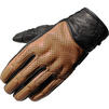 Black Freedom Short Leather Motorcycle Gloves Thumbnail 4