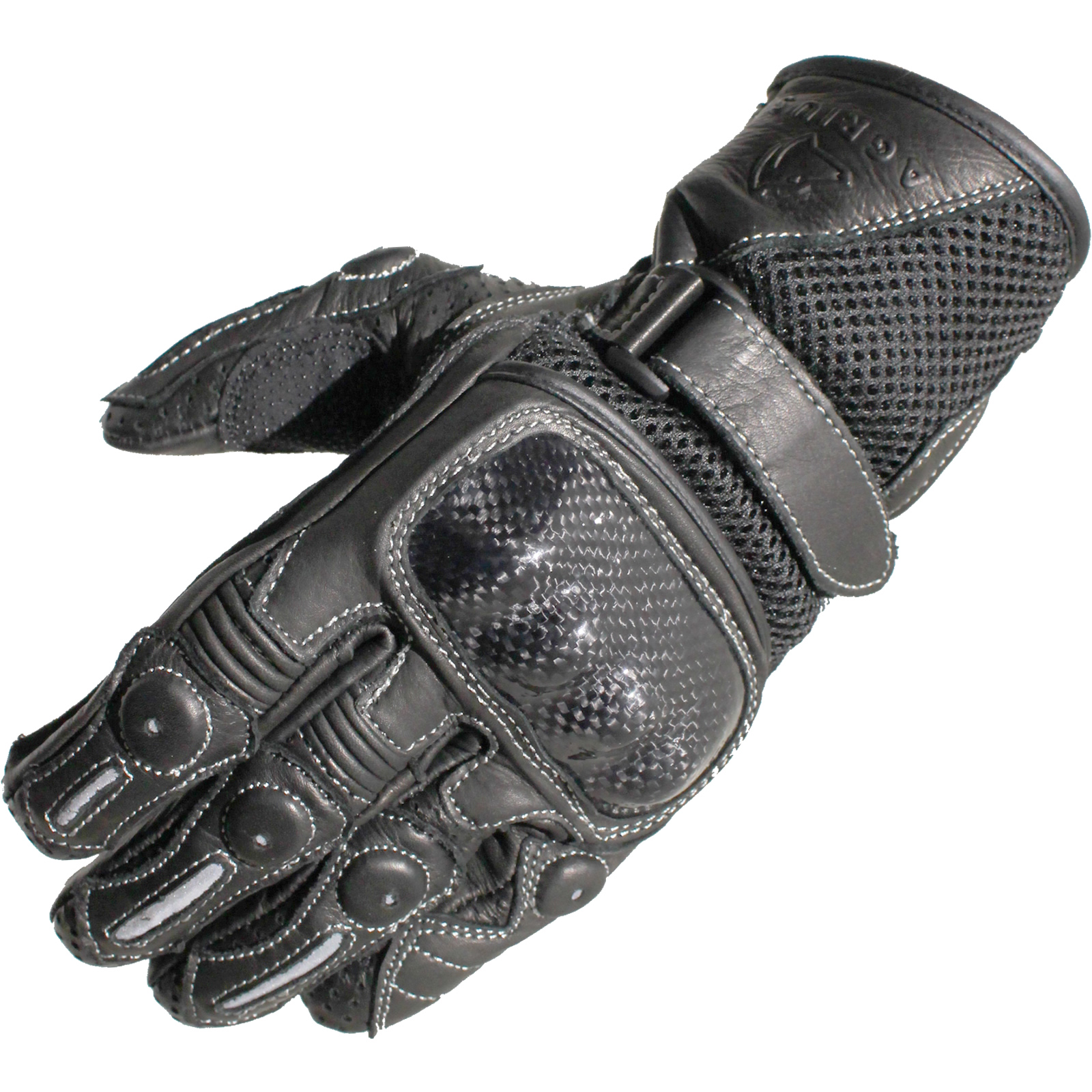 Agrius Ambush Leather Motorcycle Gloves Motorbike Short Vented Sports Race Bike | eBay