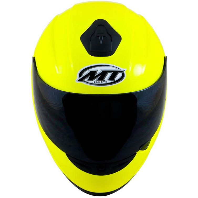 MT Thunder HiViz Motorcycle Helmet Security