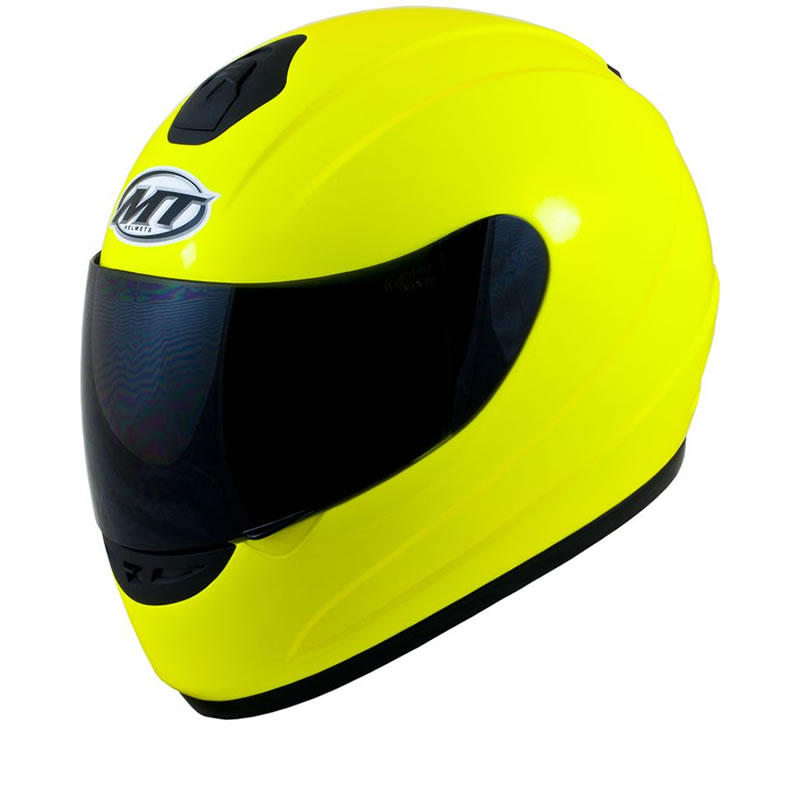 MT Thunder Hi-Viz Motorcycle Helmet