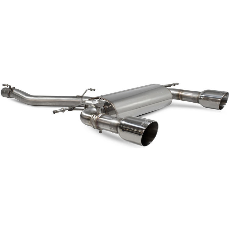 Scorpion Car Exhaust Cat-Back System (Non-Resonated) (Valved) Daytona - Audi TT MK3 2.0 TFSI Quattro 2014 - 2019