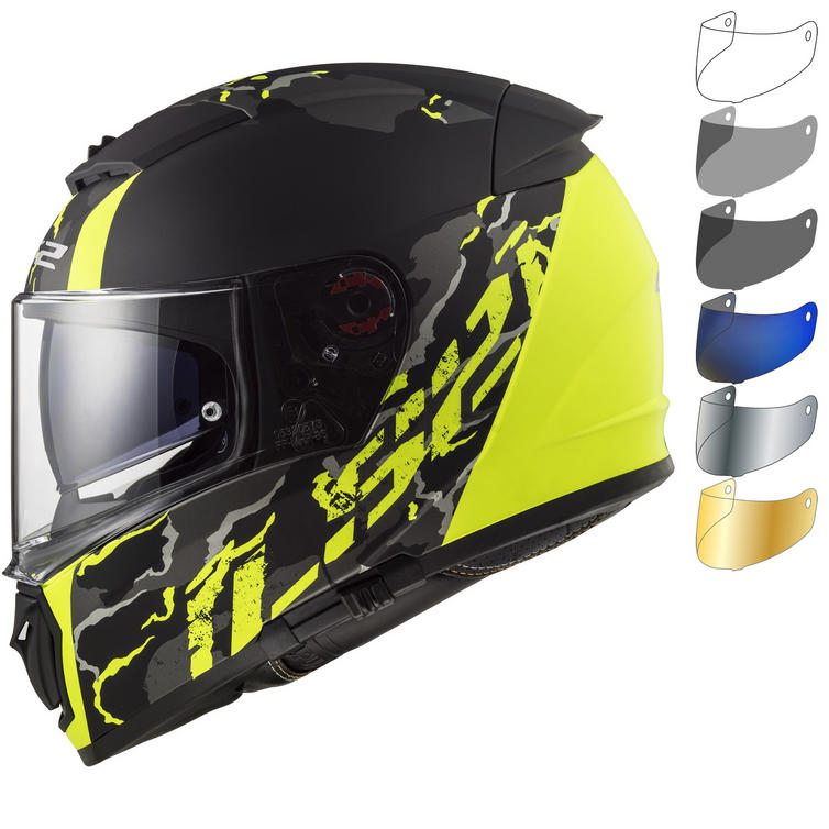 Silver LS2 AntiScratch FF390 Breaker Motorcycle Helmet Visor Face