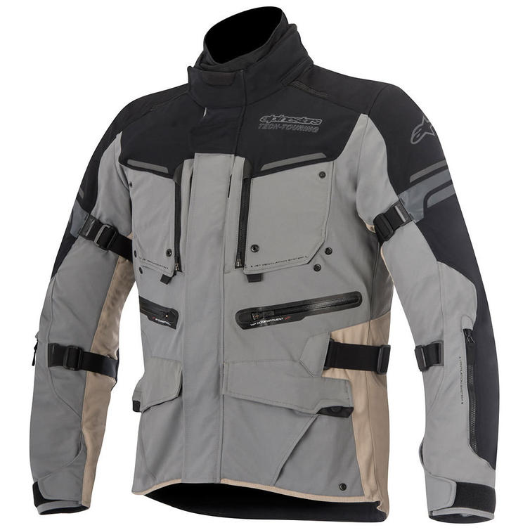 Alpinestars Valparaiso 2 Drystar Motorcycle Jacket L Black Grey Sand ...