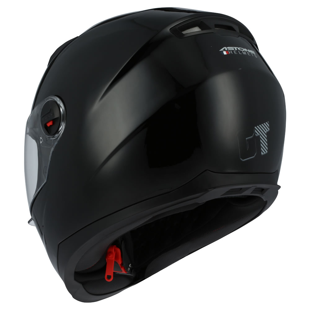 Astone GT2M FullFace Motorcycle Helmet XL Glossy Black Full Face