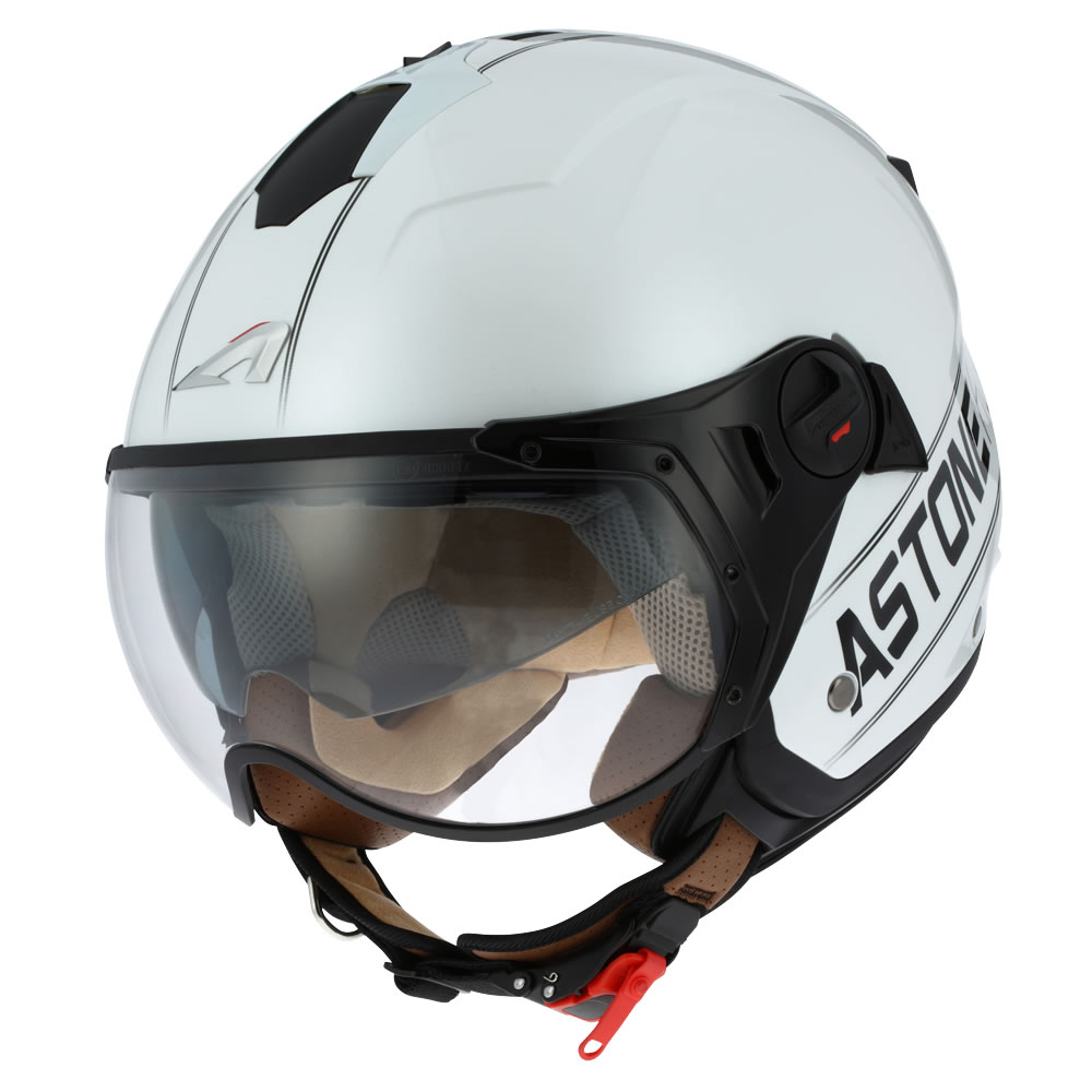 Astone Minijet Sport Cooper OpenFace Motorcycle Helmet L White Black Secret Sale Astone Minijet Sport Cooper OpenFace Motorcycle Helmet L White Black Secret Sale