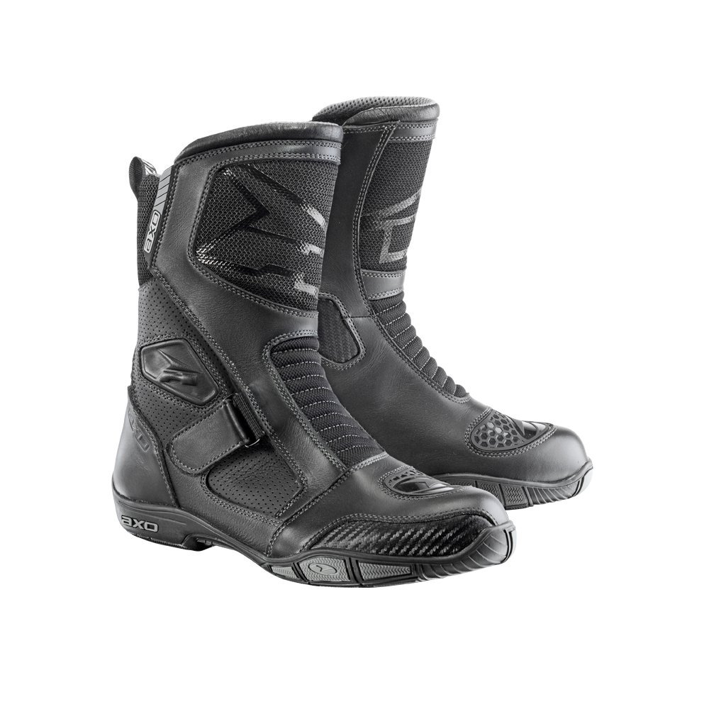 Axo Airflow Leather Motorcycle Boots 41 Black (UK 7) Secret Sale