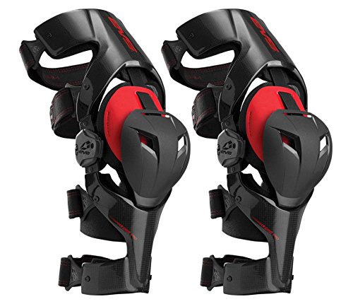 EVS Web Pro Knee Guards M Black Red - Knee Braces ...