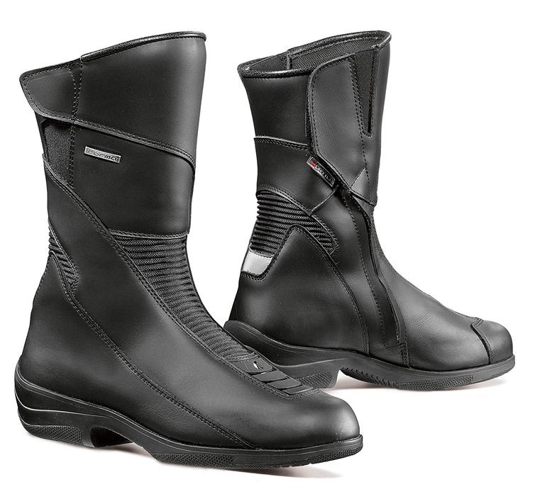 Forma Simo Ladies Leather Motorcycle Boots 35 Black (UK 1)