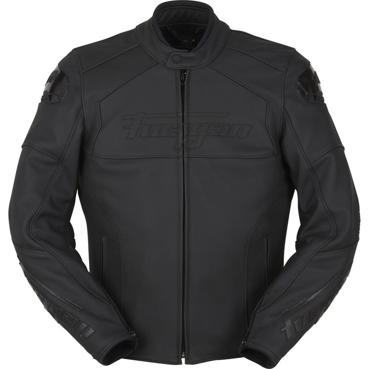 Furygan Dark Evo Leather Motorcycle Jacket 3XL Black