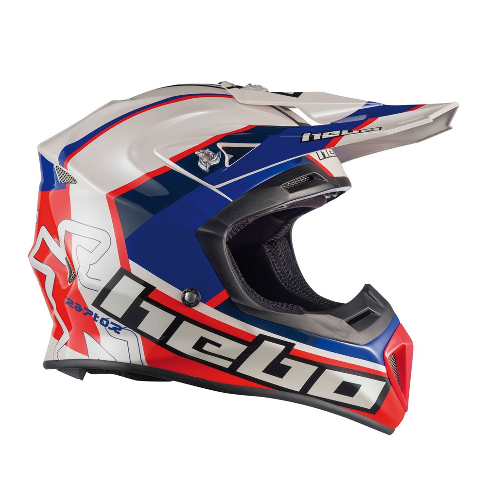 Hebo Enduro Fibra Raptor Motocross Helmet XS White Secret Sale