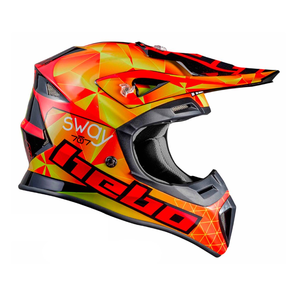 Hebo Enduro Sway Motocross Helmet L Red Secret Sale