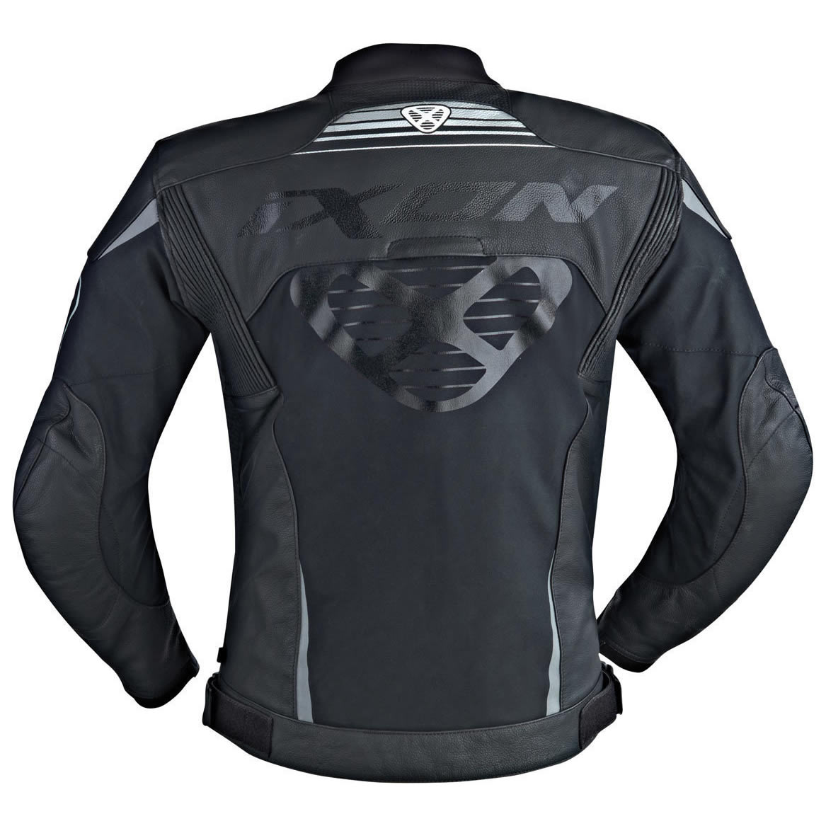 Ixon Frantic Motorcycle Jacket XL Black White Yellow Leather Jackets