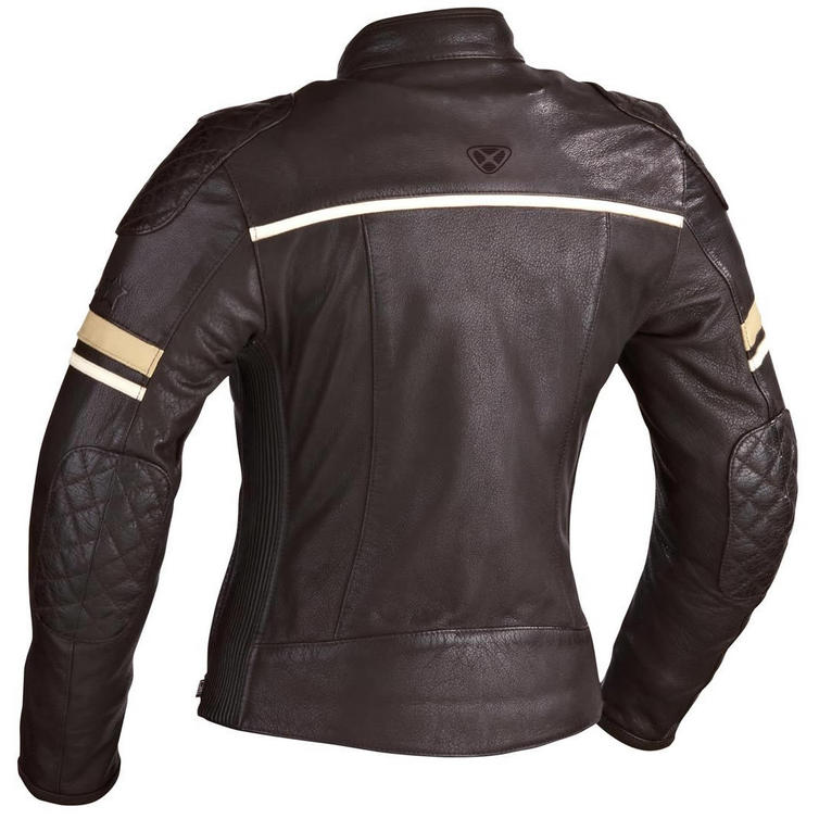 Ixon Motors Ladies Motorcycle Jacket 3XL Brown Leather Jackets