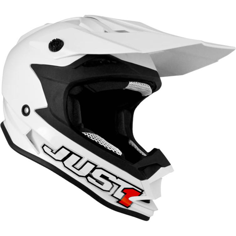 white mx helmet