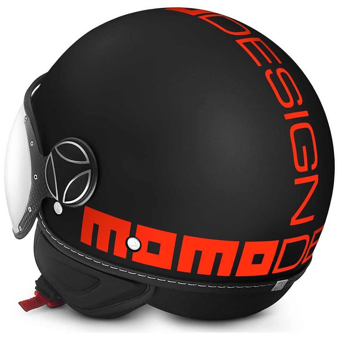Momo Design FGTR Fluo Open FaceMotorcycle Helmet XL Matt Black Neon