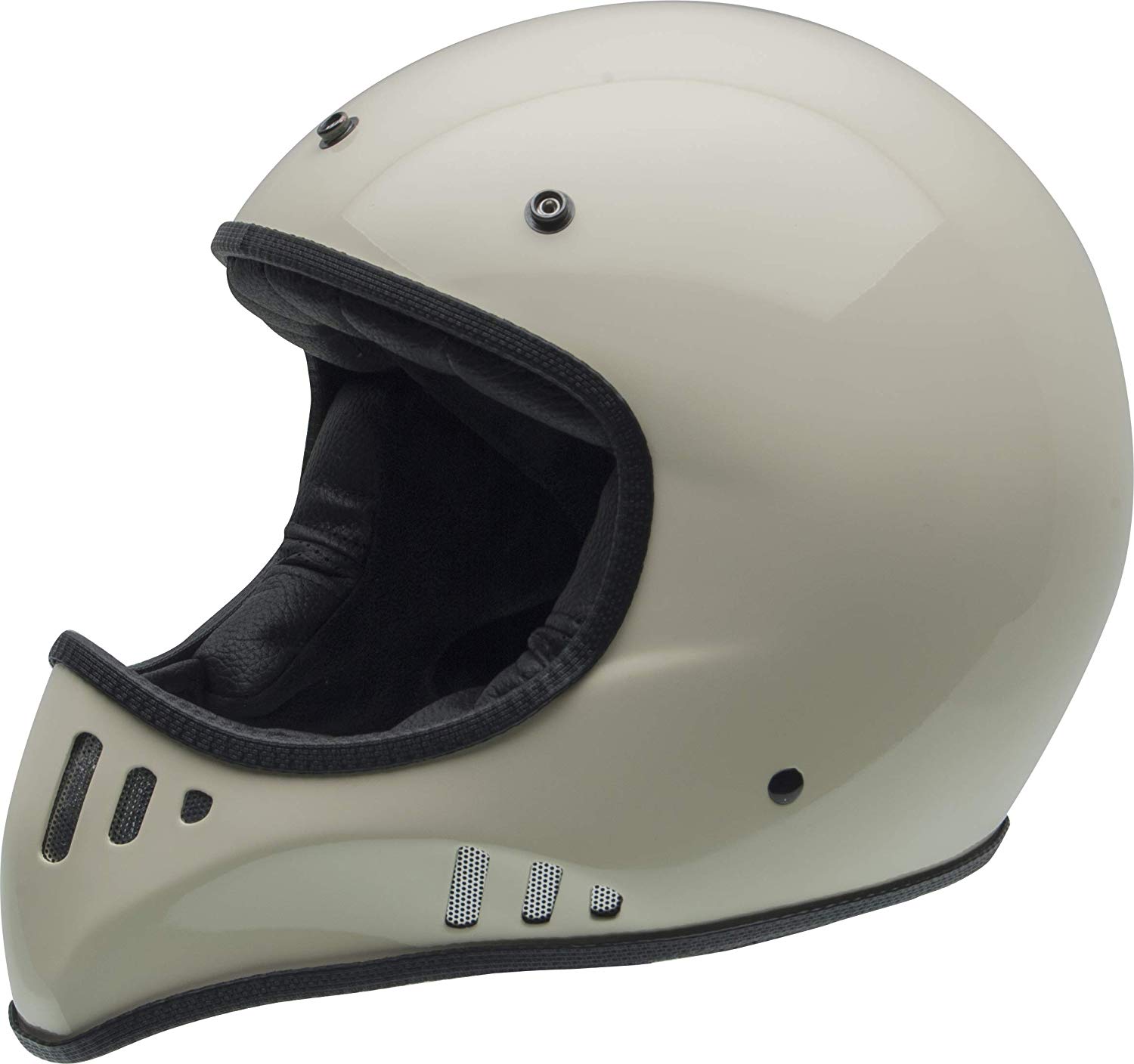 NZI Mad Carbon Bone Motorcycle Helmet XS White Full Face Helmets