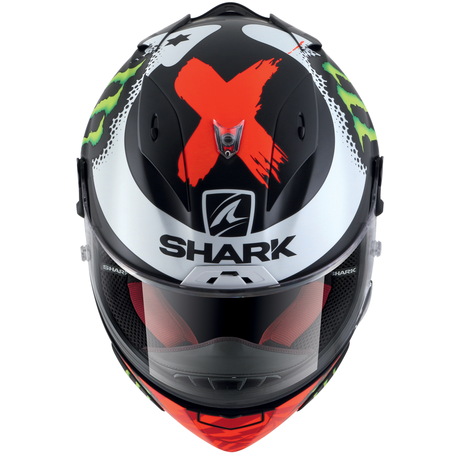 Shark RaceR Pro Lorenzo Monster Mat Motorcycle Helmet XL Matt Black