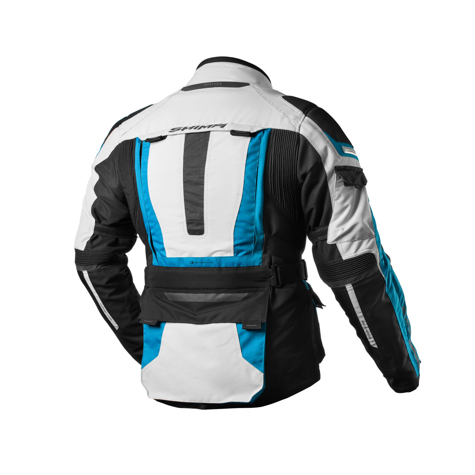 Shima Horizon Men's Waterproof Motorcycle Jacket XS Blue - Textile Jackets - Ghostbikes.com