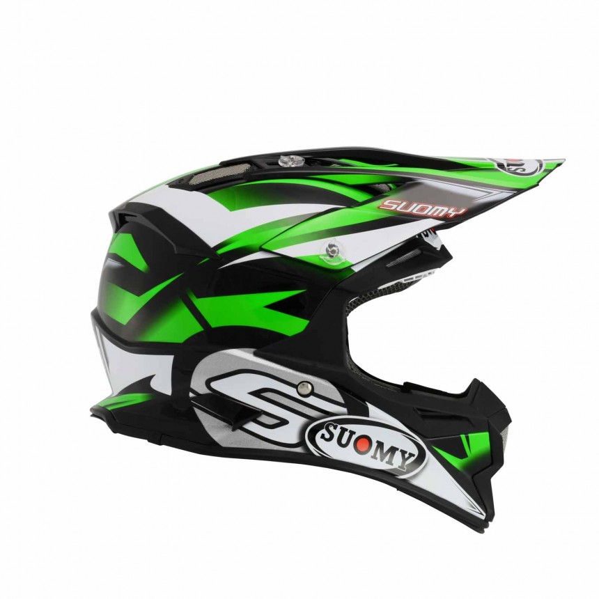 dirt bike helmets green