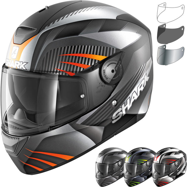 Shark DSkwal Mercurium Motorcycle Helmet & Visor Full Face Helmets