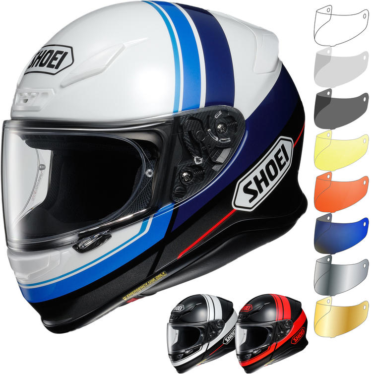 Shoei NXR Philosopher Motorcycle Helmet & Visor Clearance
