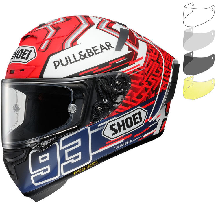 Shoei X-Spirit 3 Marquez 5 Motorcycle Helmet & Visor