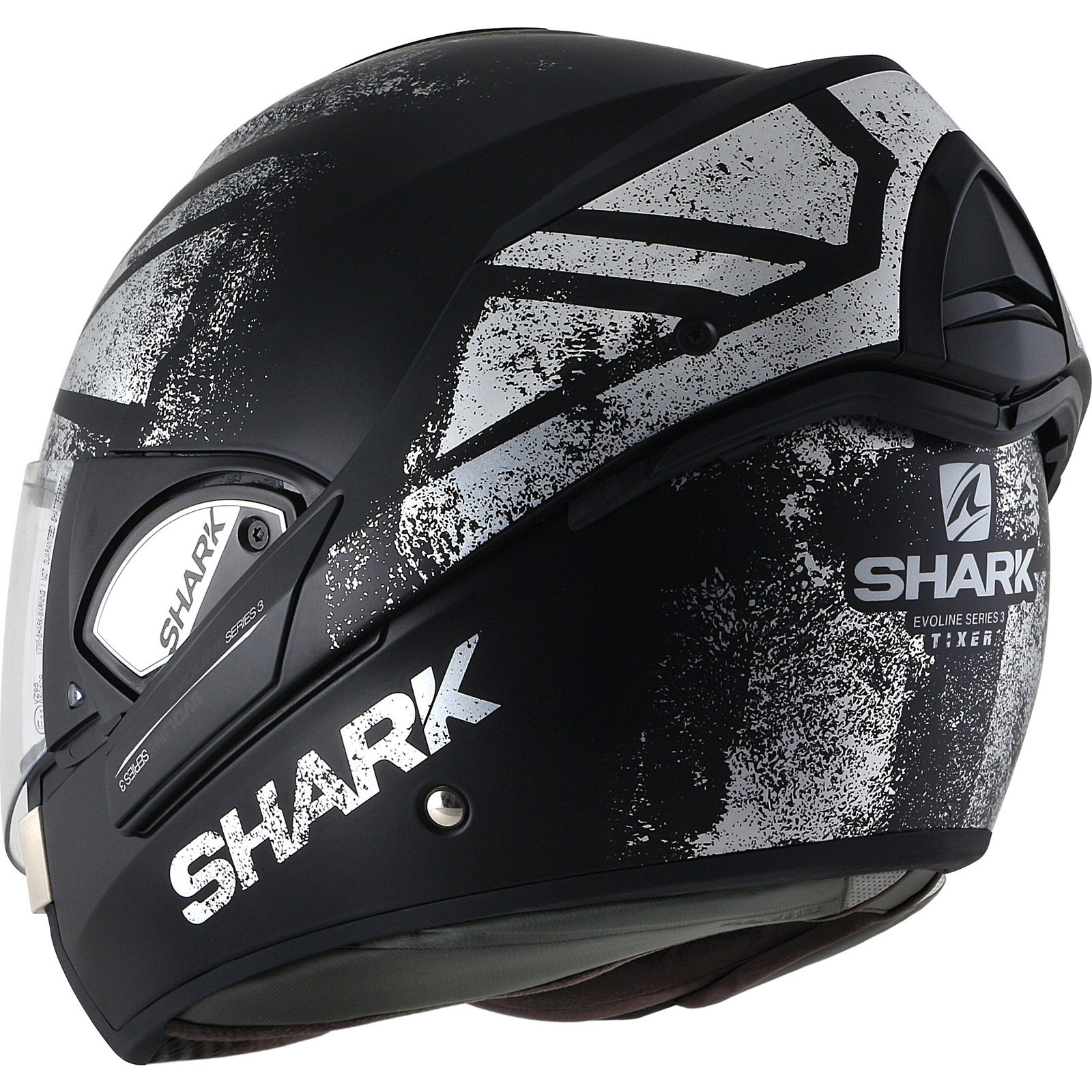 Shark Evoline Series 3 Tixer Flip Front Motorcycle Helmet & Visor